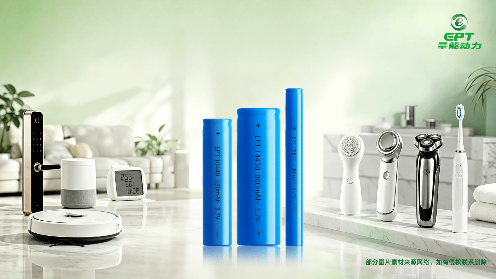 Compact Size, High Performance | EPT-Battery Cylindrical Lithium Batteries Power Next-Generation Product Upgrades