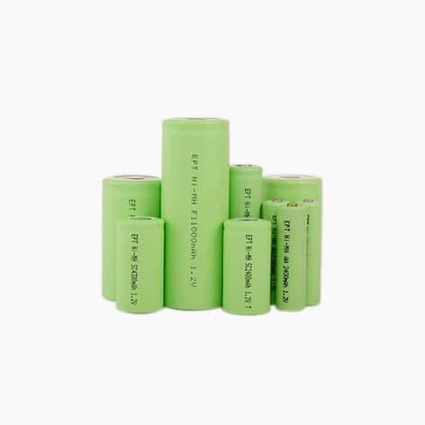 1.2V 2000mAh AA Green Packaging NiMH Battery