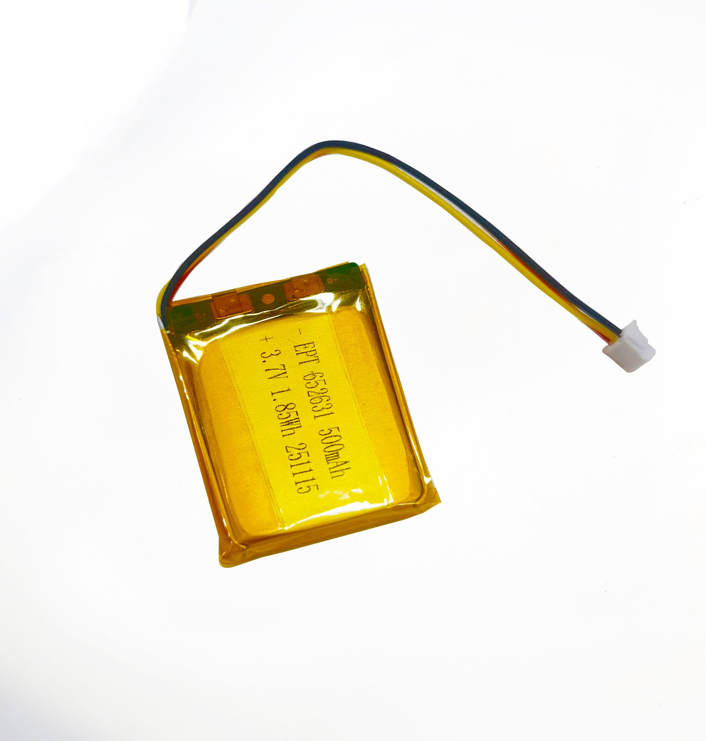 3.7V 652631 500mAh Beauty Device Polymer Lithium Battery