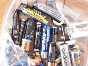 old batteries disposal