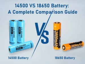 difference between 14500 vs 18650 battery